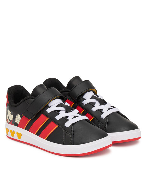 adidas Сникърси adidas Adidas Disney Mickey Mouse Grand Court Shoes Kids KI9187 Черен