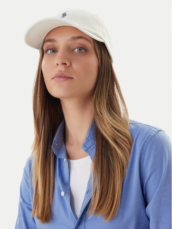 Polo Ralph Lauren Czapka z daszkiem Polo Ralph Lauren 211912843060 Écru