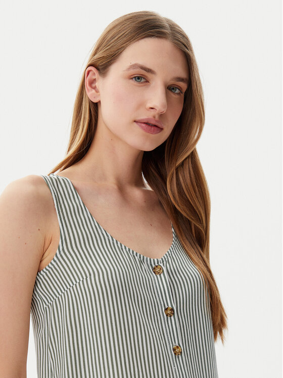 Vero Moda Vero Moda Τοπ Bumpy 10325830 Πράσινο Standard Fit