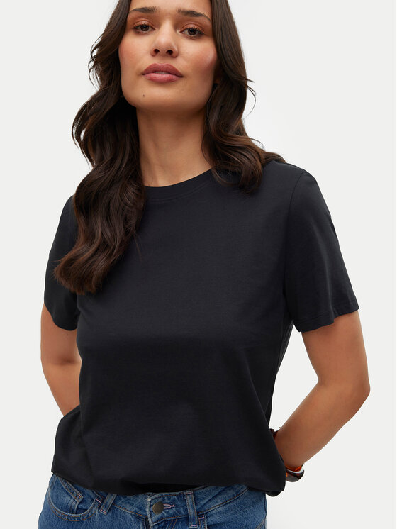 Vero Moda Vero Moda Футболка Paulina 10316991 Чорний Regular Fit
