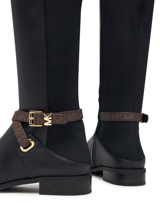 MICHAEL Michael Kors Klassische Stiefel MICHAEL Michael Kors Rachel Flat Boot 40F6RCFB6L Schwarz