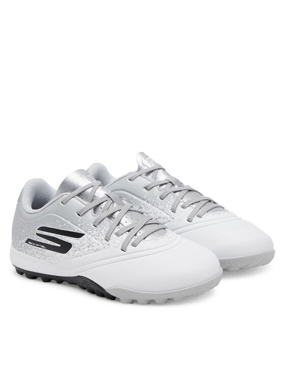 Skechers Обувки за футбол Skechers Razor 1.5 Jr Youth Tf 252061L/WSL Бял