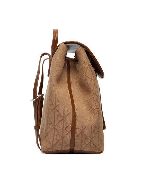 Calvin Klein Ruksak Calvin Klein Emblem Aop Jacquard LV04F3536G Hnedá