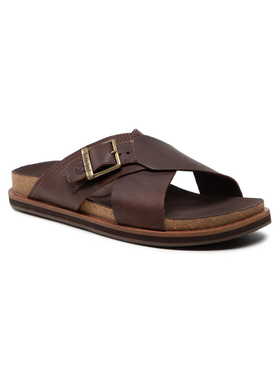 Timberland Шльопанці Timberland Amalfi Vibes Cross Slide TB0A41A1V131 Коричневий