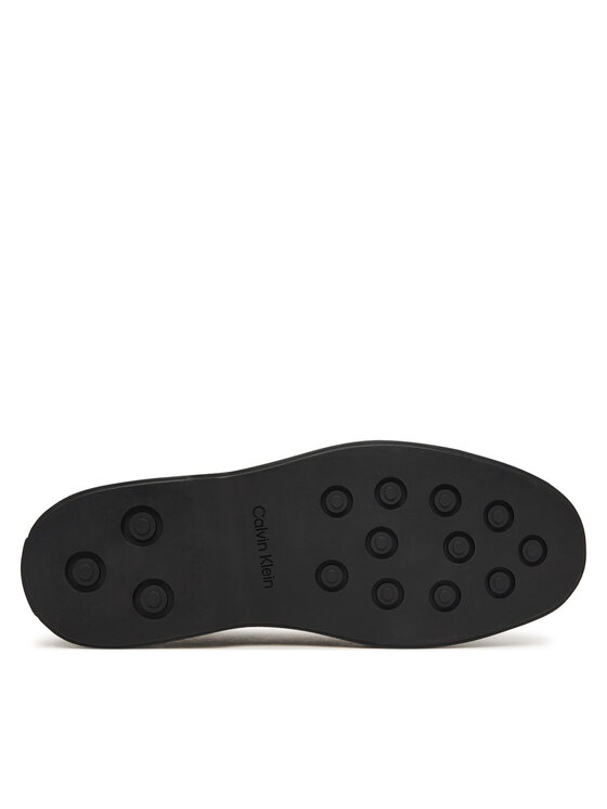Calvin Klein Ghete Calvin Klein Text Rubber Desert Boot Lth HM0HM02255 Negru