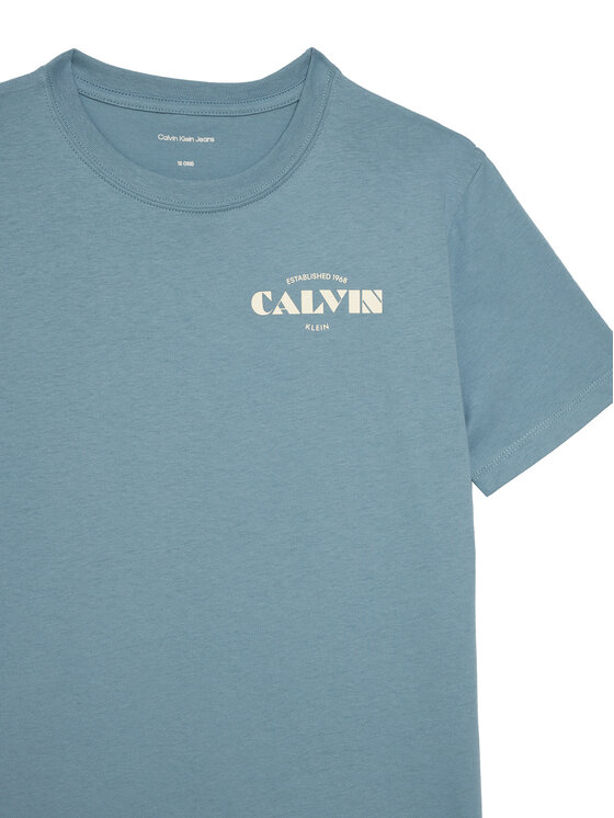Calvin Klein Calvin Klein Camiseta Small Chest LVCKTJA40B Azul Regular Fit
