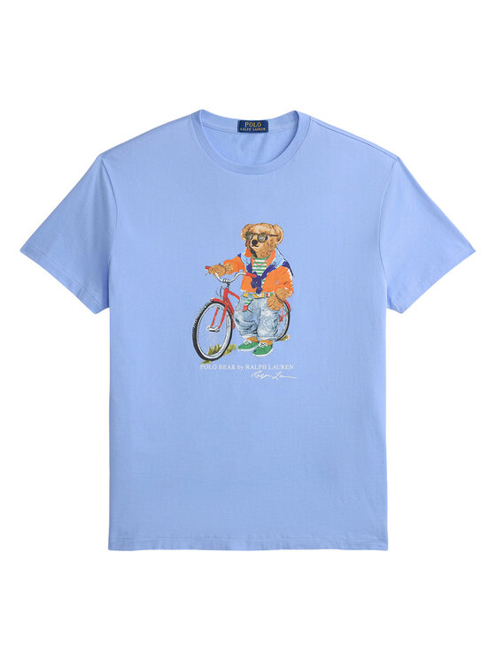 Polo Ralph Lauren Polo Ralph Lauren T-shirt 710B16612001 Blu Slim Fit