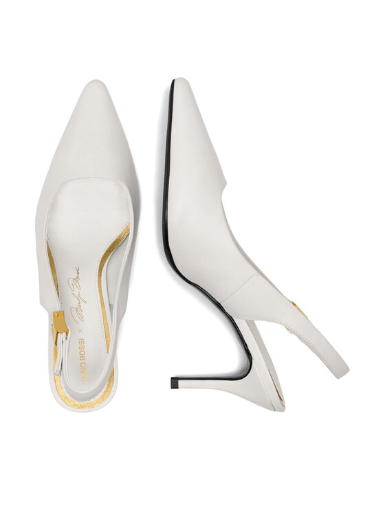 GINO ROSSI Sandały Gino Rossi ELLEN-SLT623-61 Biały