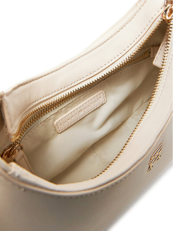 Tommy Hilfiger Geantă Tommy Hilfiger Th Logotape Shoulder Bag AW0AW17226 Bej