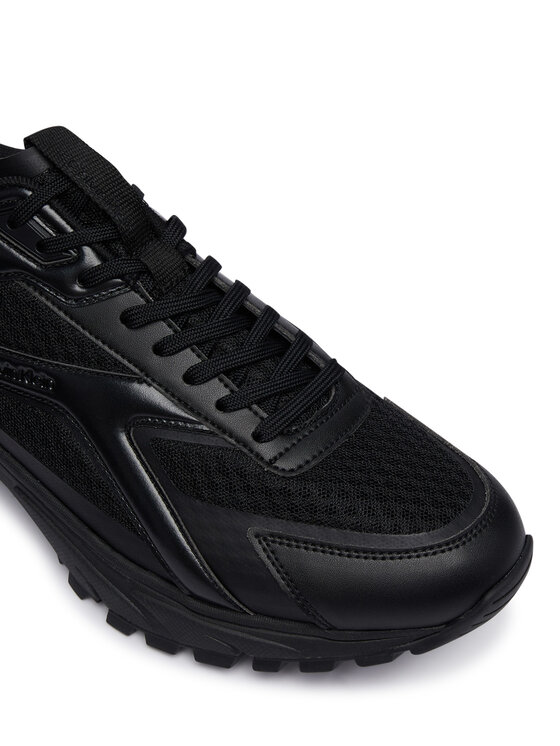 Calvin Klein Tenisice Calvin Klein Hike Runner Ckstripe Met Mix Mat HM0HM02341 Crna