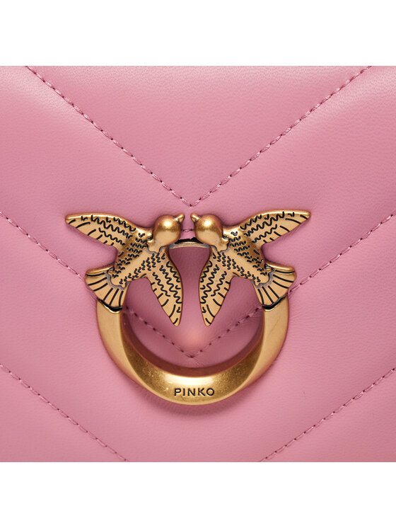 PINKO Τσάντα PINKO Love Click Baguette Mini PE 24 PLTT 100068 A136 Ροζ