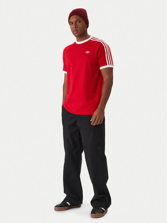 adidas adidas Camiseta 3-Stripes KE3535 Rojo Regular Fit