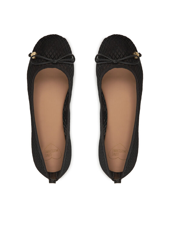 LOVE MOSCHINO Балетки LOVE MOSCHINO JA11051G0MIQ0000 Чорний