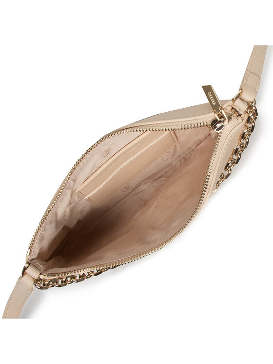 Calvin Klein Borsetta Calvin Klein Re-Lock Ew Crossbody W Chain K60K609115 Beige