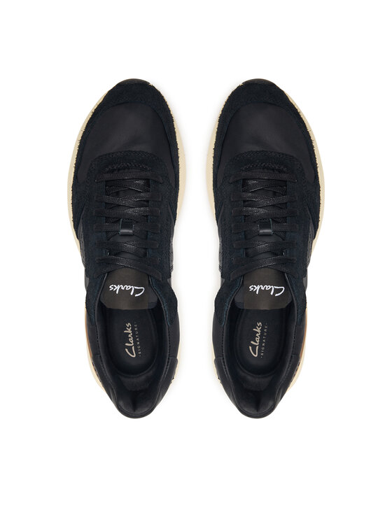 Clarks Сникърси Clarks CraftWick Lace 26328471 Черен