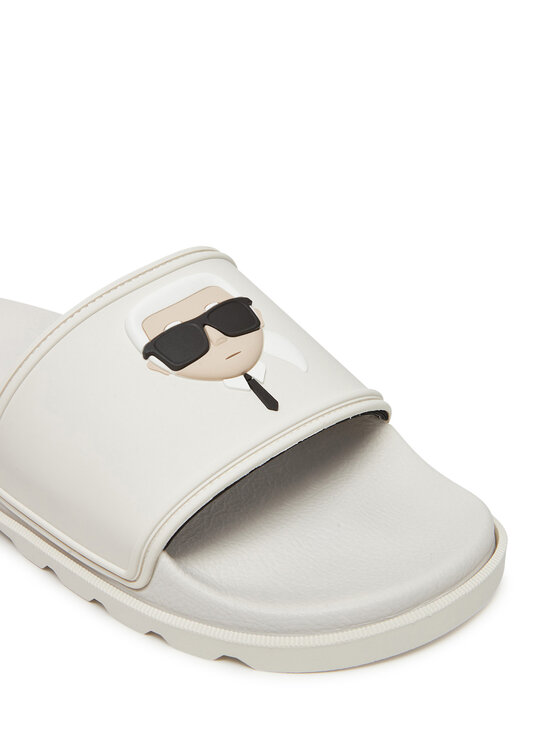 KARL LAGERFELD Шльопанці KARL LAGERFELD Kondo Tred KL70905 Білий