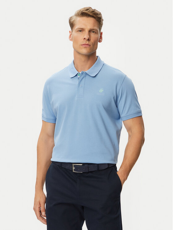 Beverly Hills Polo Club Beverly Hills Polo Club Поло P-SS26M-P450106 Світло-синій Regular Fit