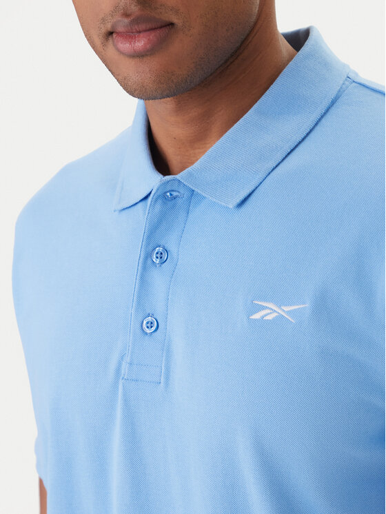 Reebok Reebok Polo Breen RK25562CCM Celeste Regular Fit