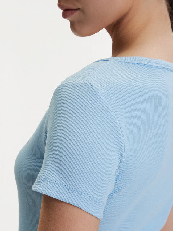 Tommy Jeans Tommy Jeans Camiseta DW0DW17385 Azul claro Slim Fit