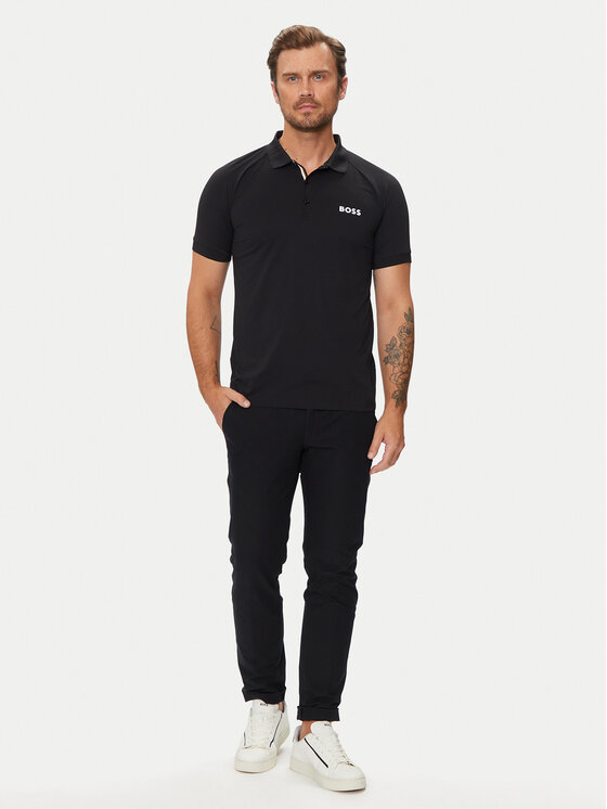 BOSS Boss Pólóing Patteo MB 15 50519853 Fekete Slim Fit