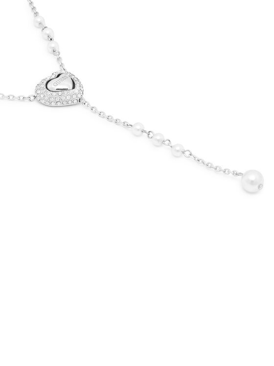 Guess Náhrdelník Guess JUBN06 007JW Strieborná