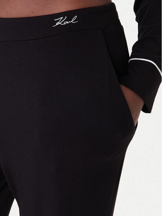 KARL LAGERFELD KARL LAGERFELD Pijama B1W45010 Negro Relaxed Fit