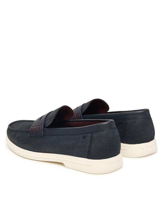 Tommy Hilfiger Mokasíny Tommy Hilfiger Mix FM0FM05785 Tmavomodrá