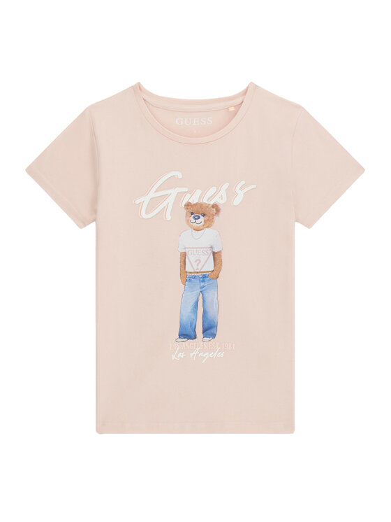 Guess Guess Футболка J6GI04 K6YW4 Рожевий Regular Fit