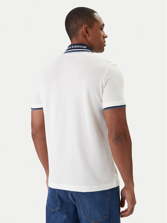 Armani Exchange Armani Exchange Polo XM002350 AF10366 U0009 Blanco Regular Fit