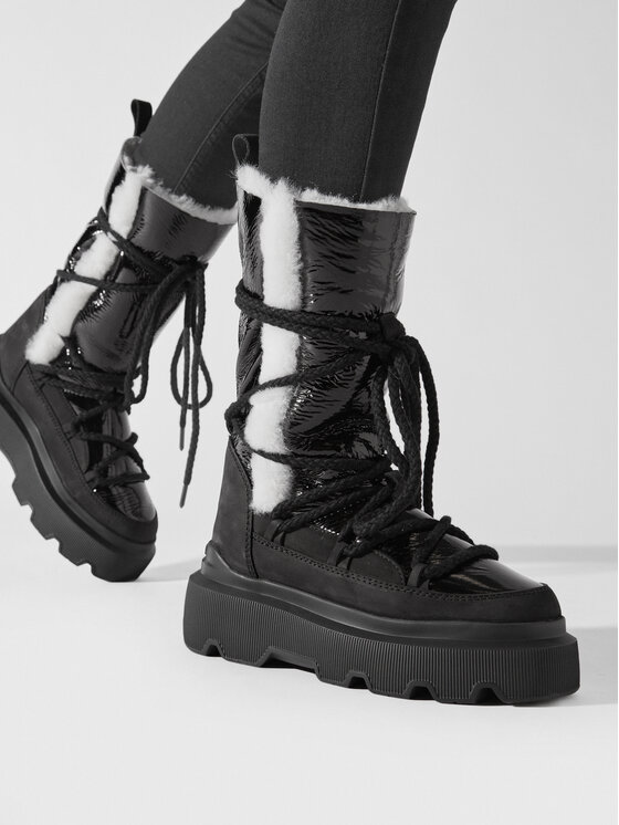 Inuikii Stivali da neve Inuikii Endurance Cozy 75102-144 Nero