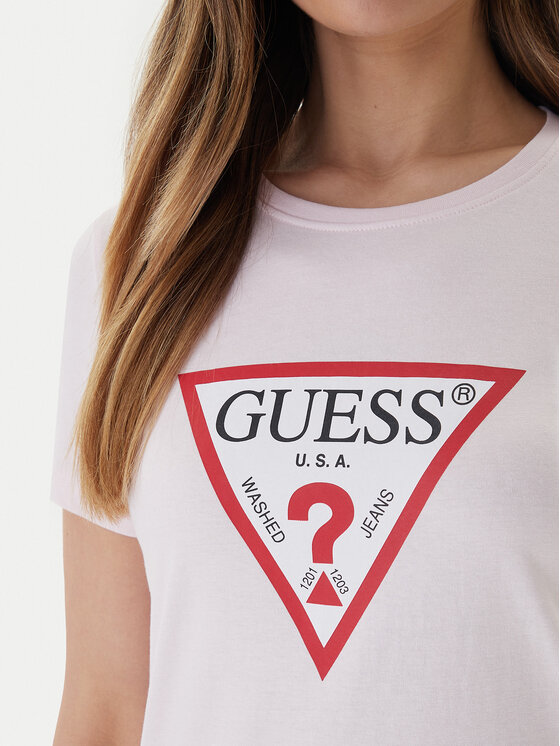 Guess Guess Camiseta W1YI1B I3Z14 Rosa Regular Fit