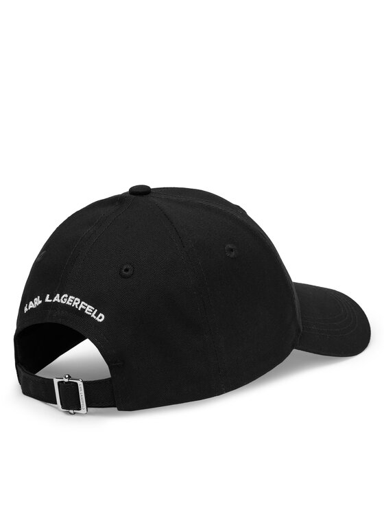 KARL LAGERFELD Шапка с козирка KARL LAGERFELD A1W33037 Черен