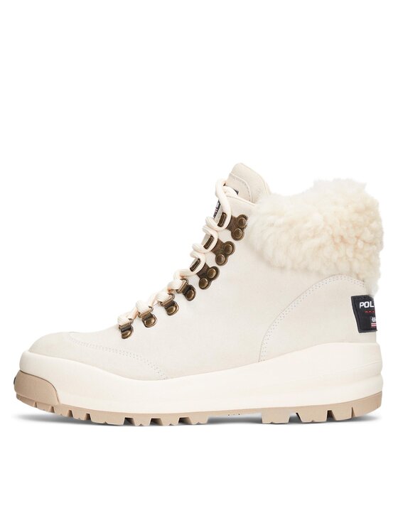 Polo Ralph Lauren Šnurovacia obuv Polo Ralph Lauren 804917245001 Écru