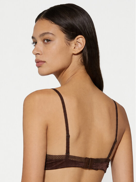 Gossard Gossard Nedrček s kostjo Glossies Sheer Moulded 6271 Rjava