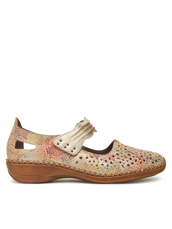 Rieker Polobotky Rieker 41399-92 Béžová