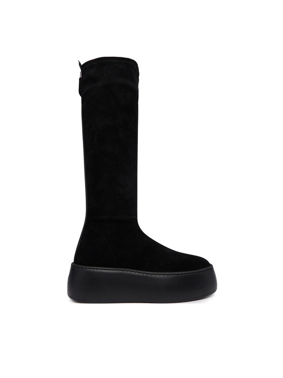 AGL Kozačky AGL Vibe Boot D946511PJM Černá