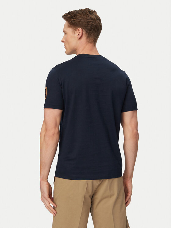 Aeronautica Militare Aeronautica Militare Camiseta 261TS2523UJ00682 Azul marino Regular Fit