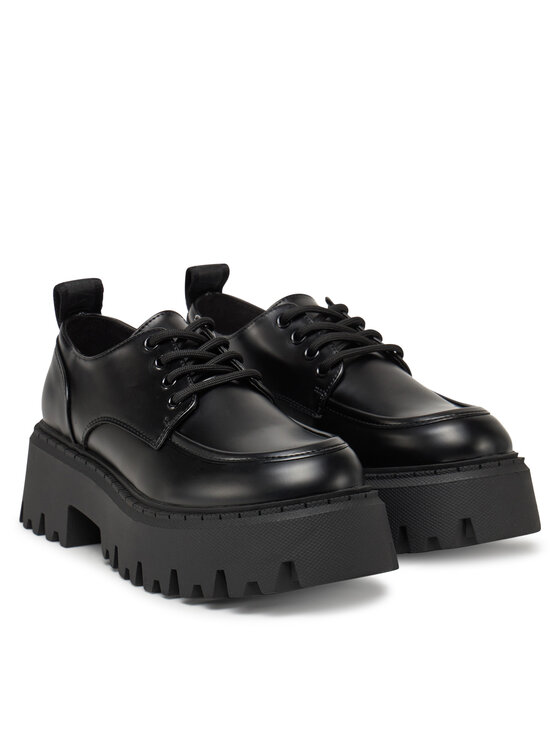 Buffalo Oxford čevlji Buffalo Aspen Lace Up Lo 1622550 Črna