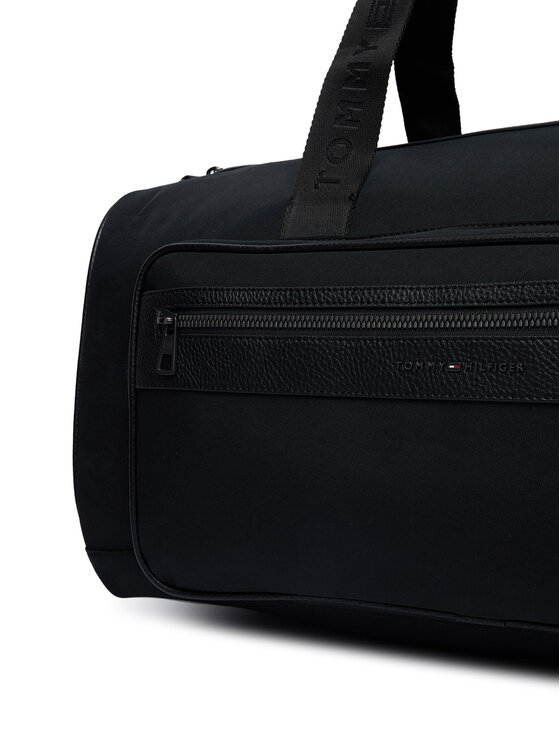 Tommy Hilfiger Taška Tommy Hilfiger Th Repreve Duffle AM0AM14447 Černá