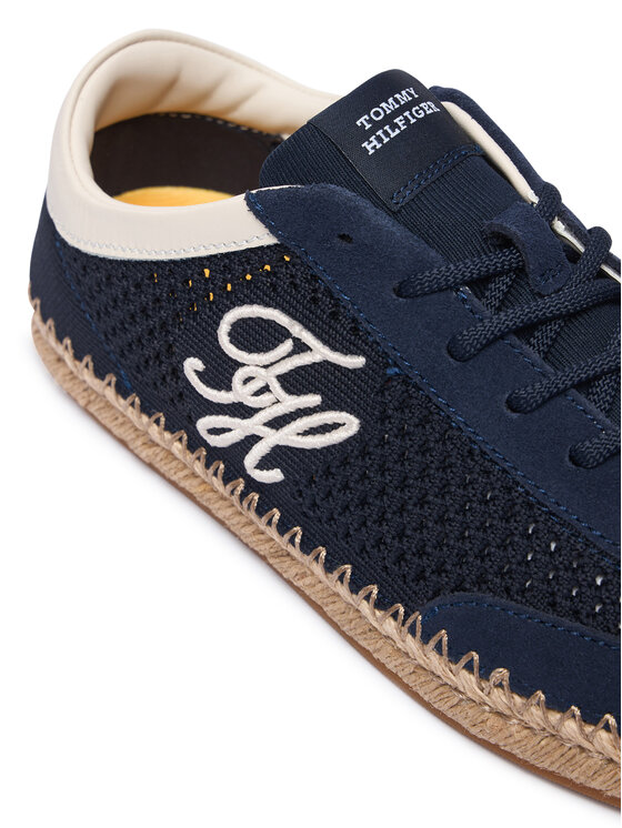Tommy Hilfiger Espadrilles Tommy Hilfiger Th Heritage Rope Sneaker FW0FW09406 Sötétkék