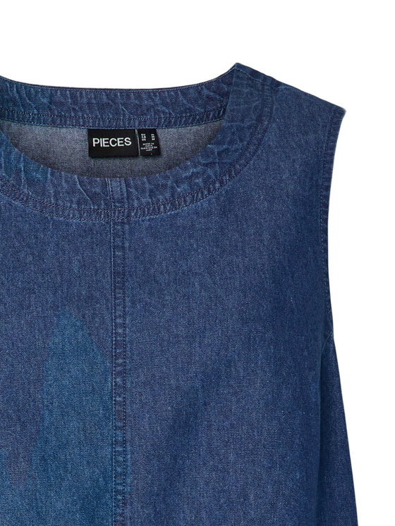 Pieces Pieces Топ Tenim 17157936 Cиній Regular Fit