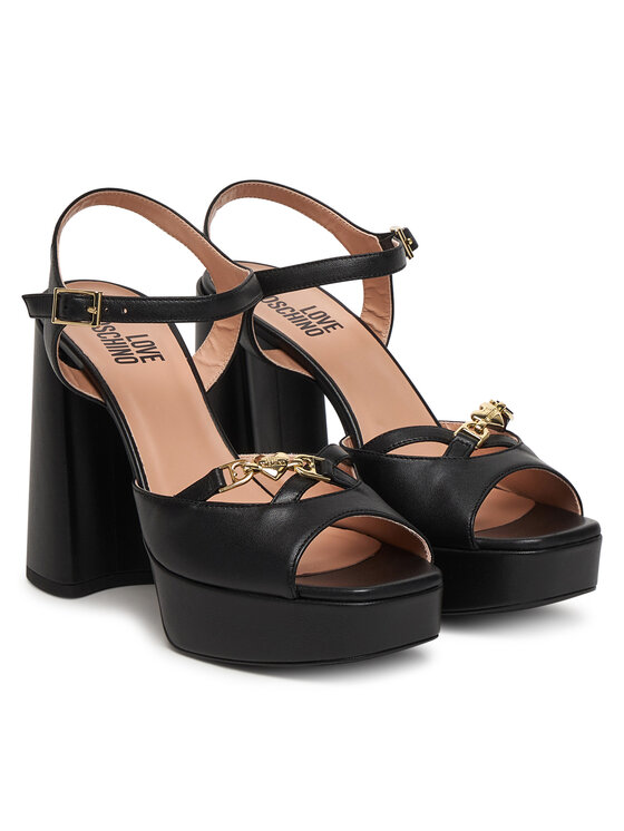 LOVE MOSCHINO Босоніжки LOVE MOSCHINO JA1604CG1OIE0000 Чорний