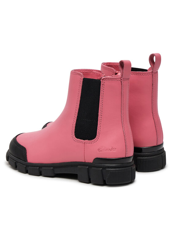 Clarks Чоботи Clarks Evyn Chelsea K. 26179042 Рожевий