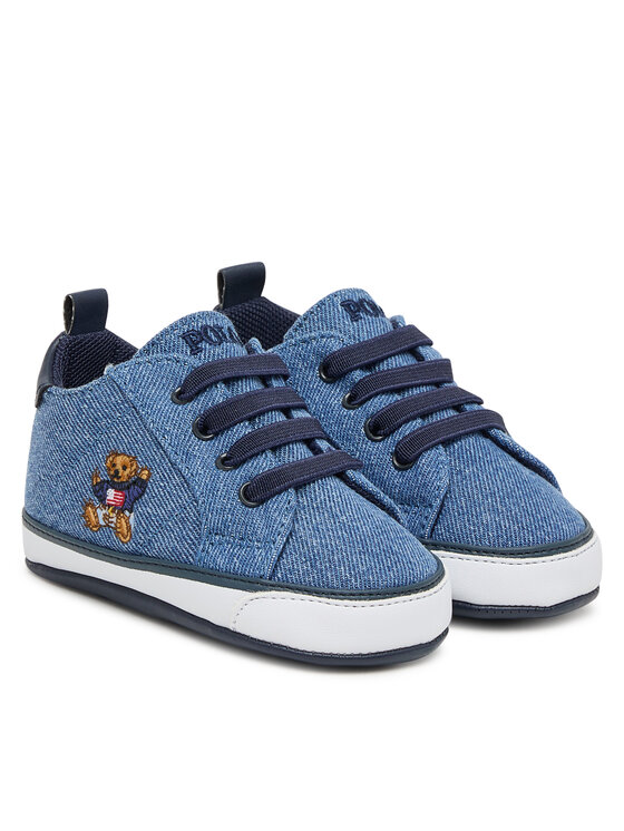 Polo Ralph Lauren Немовлячі пінетки (не для ходьби) Polo Ralph Lauren Quilton Bear Gore RL03477430 Cиній