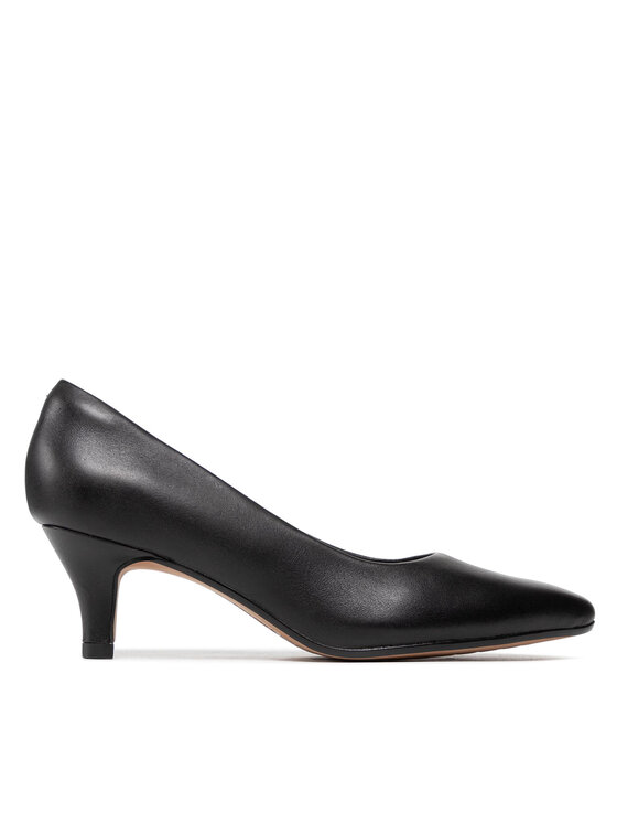 Clarks Poltopánky Clarks Linvale Jerica 261372084 Čierna