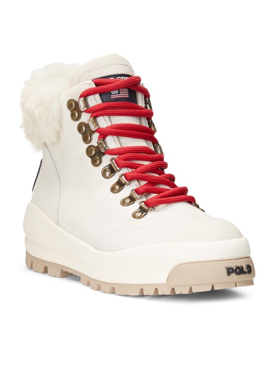 Polo Ralph Lauren Šnurovacia obuv Polo Ralph Lauren 804917245001 Écru