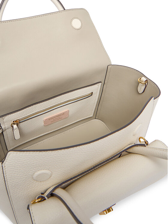 Coccinelle Bolso Coccinelle T8A Coccinelledouble Beat E1 T8A 18 02 01 Écru