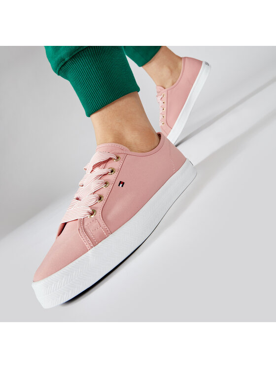 Tommy Hilfiger Tenisky Tommy Hilfiger Essential Nautical Sneaker FW0FW04848 Růžová