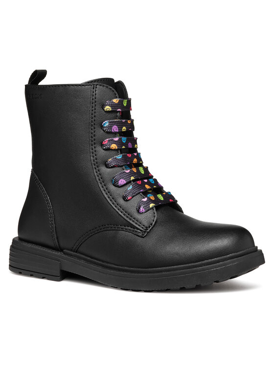 Geox Zābaki Geox Jr Eclair J049QD 0003W C9240 S Melns