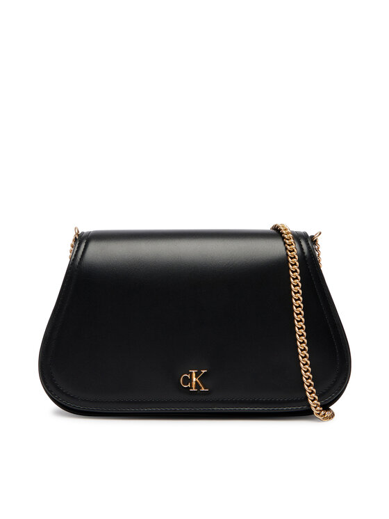 Calvin Klein Torebka Calvin Klein Ck Curved Wallet On Chain LV04F1153G Czarny
